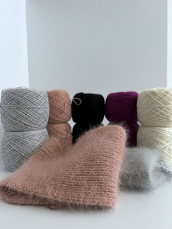 Пряжа для вязания ангора 70