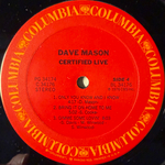 Dave Mason ‎– Certified Live 2LP (США 1976г.)Т