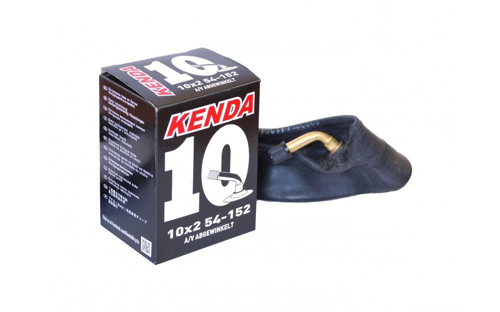 Камера KENDA 10 ниппель авто изогнутый Камера KENDA 10 ниппель авто изогнутый