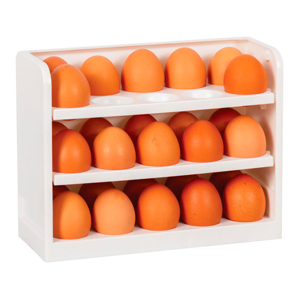 Подставка для яиц на 30шт, цвет белый