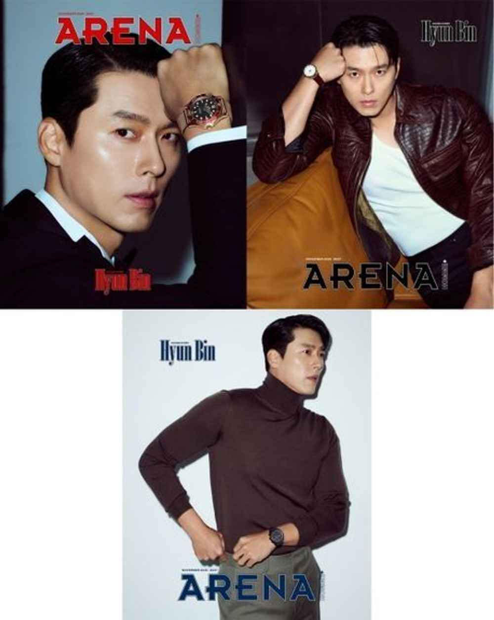 публикация ARENA HOMME - 2025.11 HYUN BIN