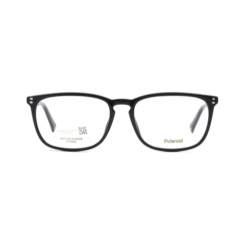 Оправа прямоугольная Polaroid D553 807 черная с серебром