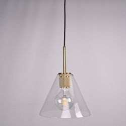 Подвесной светильник RH Utilitaire Funnel Pendant Brass