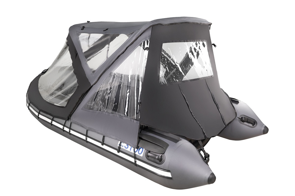 Тент трансформер Апачи 370 НДНД (графит/черный)