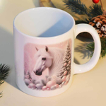 Кружка 350мл Новогодняя лошадь, MFK20589