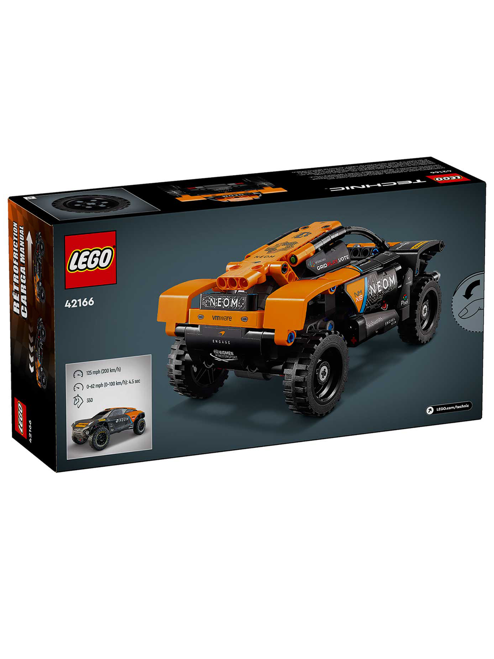 LEGO Technic 42166 Лего Гоночный автомобиль NEOM McLaren Extreme E — внедорожник 42166_УЦЕНКА