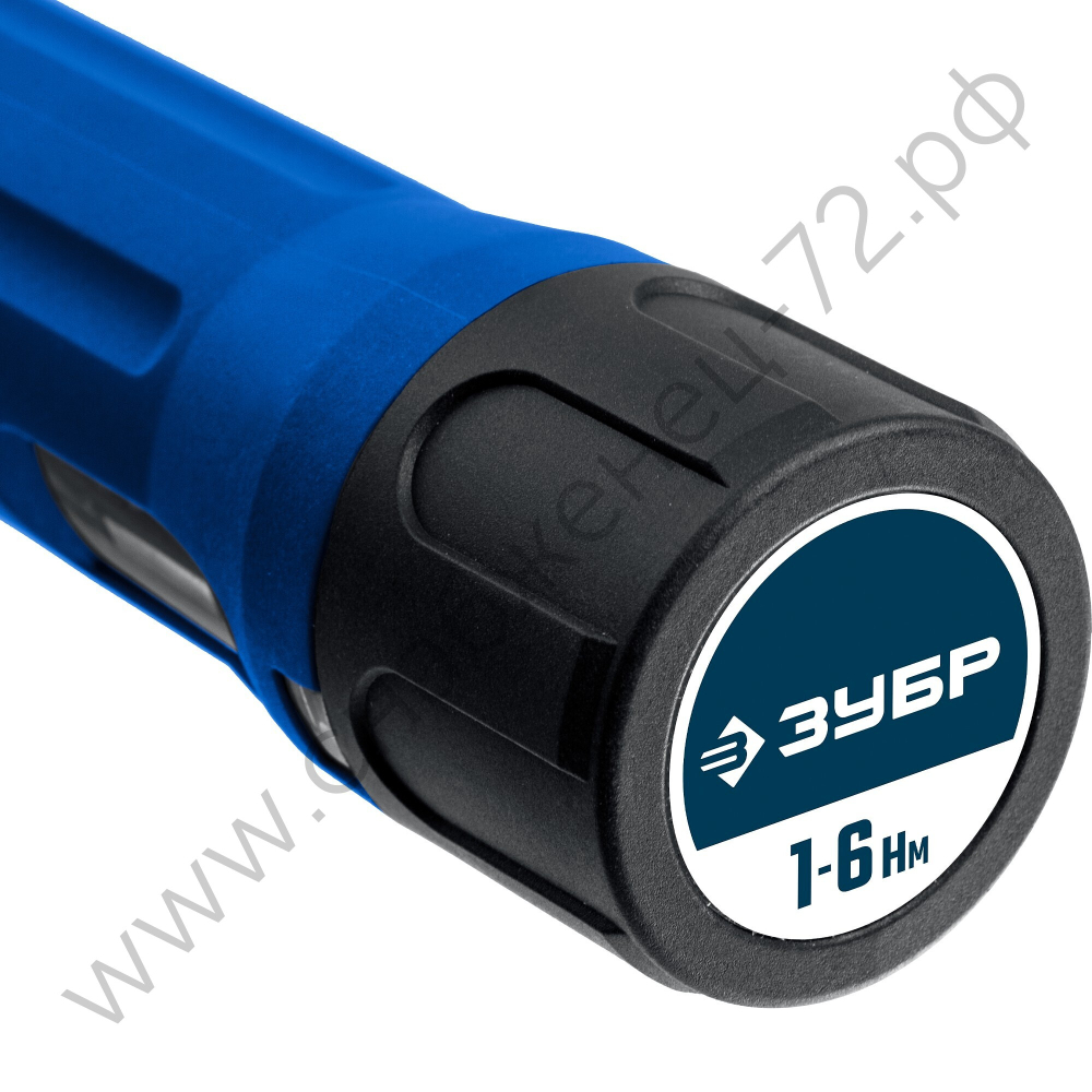 Динамометрическая отвертка ЗУБР Профессионал регулируемая 1-6 Нм