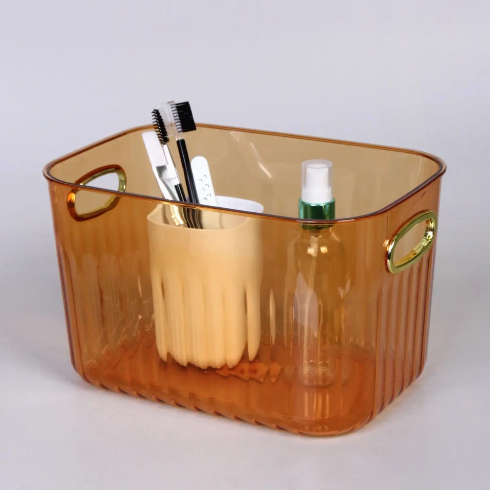 Контейнер для хранения «ЛАМИНГТОН», цвет охра, 24*16.8*15см