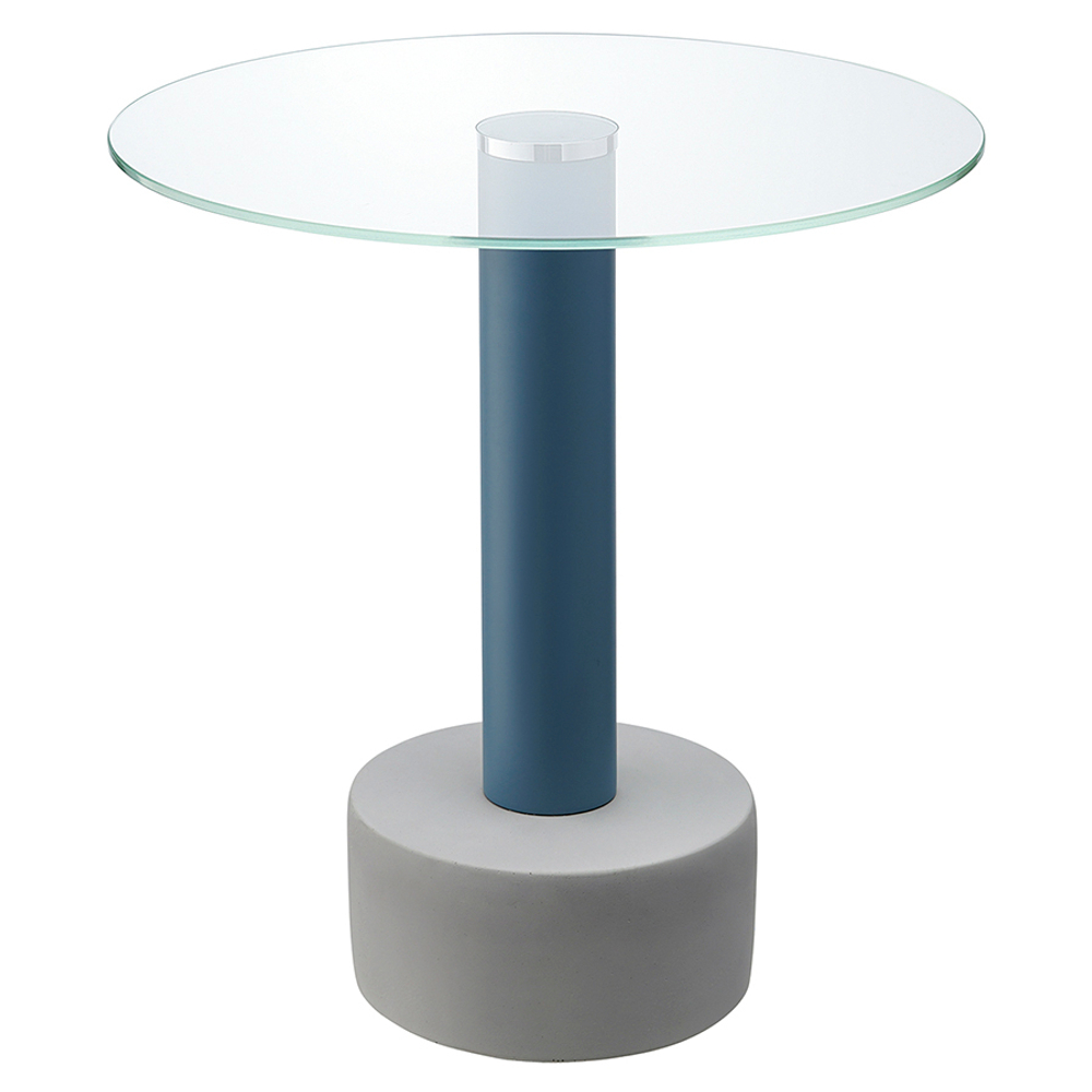 Столик кофейный hem, D48 см, синий