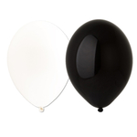Латексные шары в черной и белой палитре «Пастель Экстра» в ассортименте
