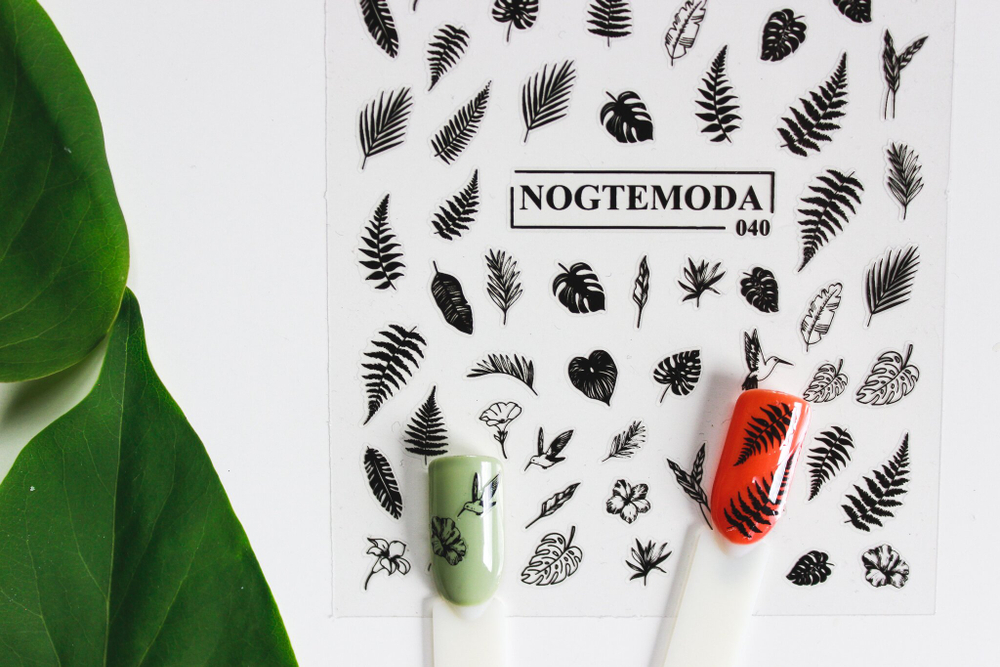 Nogtemoda Наклейки для ногтей Classic 040