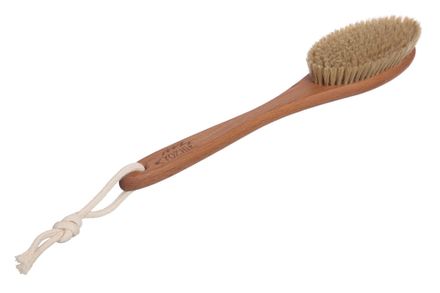 Natural boar bristle body brushes