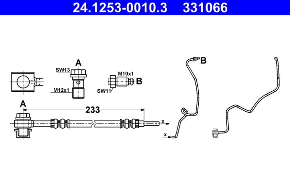 ATE - 24125300103-ATE - Brake Hose