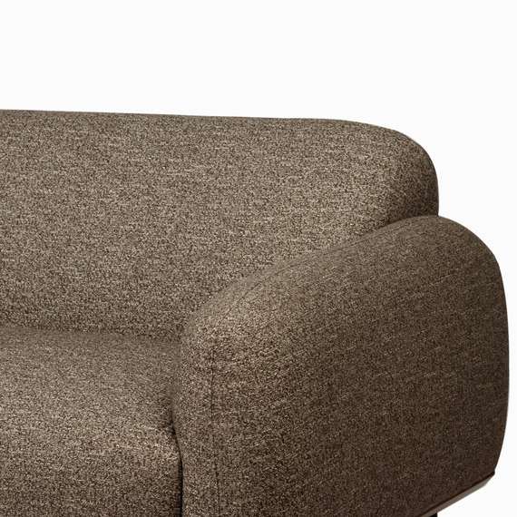 Диван Blocco 230 см, серо-коричневый