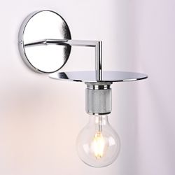 Бра Rh Utilitaire Knurled Disk Shade Sconce Silver By Imperiumloft