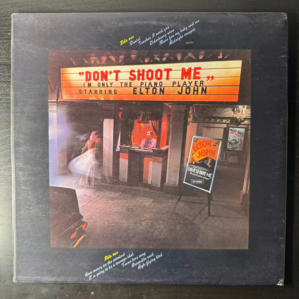 Elton John ‎– Don't Shoot Me, I'm Only The Piano Player (Скандинавия 1973г.)