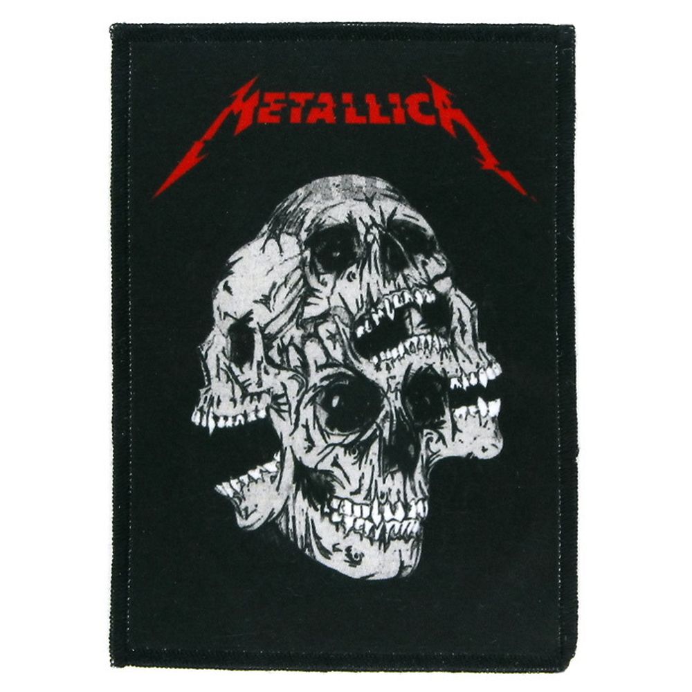 Нашивка Metallica Hardwired… To Self-Destruct череп (841)