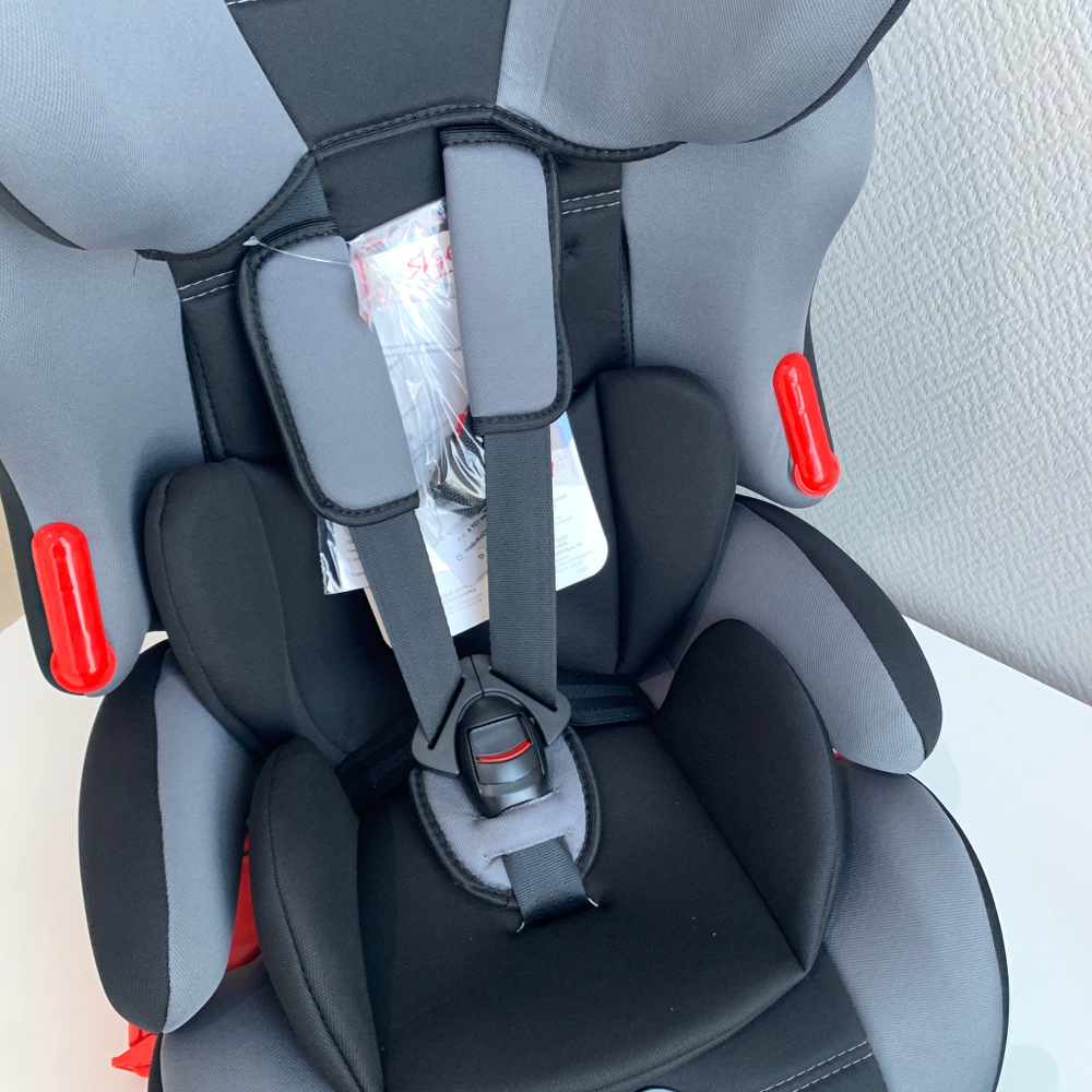 Детское автомоб. кресло "КОСМО" груп. 1-2-3(серый люкс) 9-36 кг.