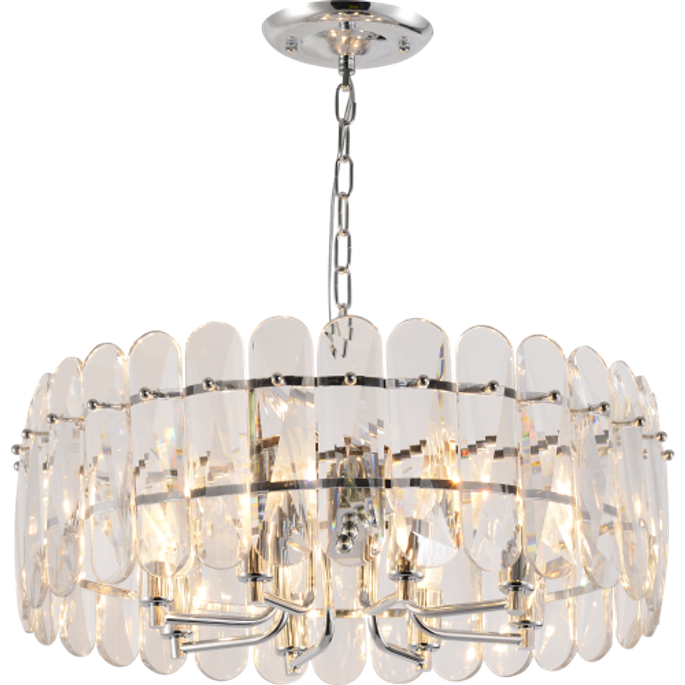 Люстра Rivoli Jade 1045-308 8 х Е14 40 Вт хрусталь | Rivoli