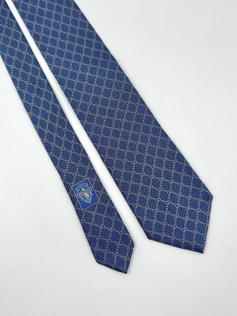 Галстук синий Gucci