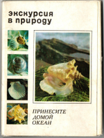 Набор 24 открытки Экскурсия в природу. Принесите домой океан. 1974 год СССР