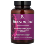 Reserveage Beauty, ресвератрол, 60 растительных капсул