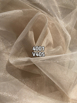 Тюль однотонный сетка Перу (4001)