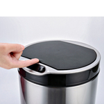Ведро для мусора сенсорное, круглое, внутр ведро, Foodatlas JAH-9310, 6 л.