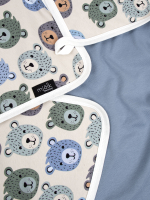 Двусторонний плед Mjölk Grizzly Bears, уценка