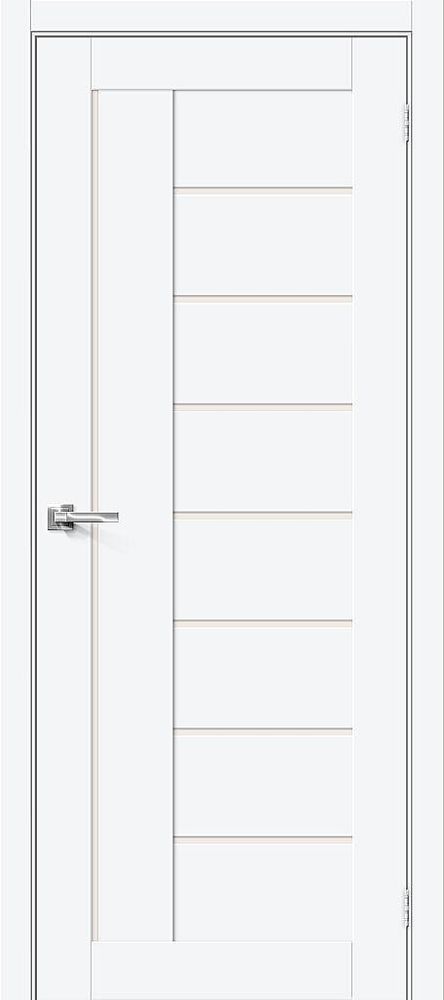 Межкомнатная дверь Браво-29 White Silk / Двери Браво