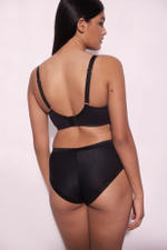 Черный бюстгальтер Diamante на косточках (Размер: 75C) (Цвет: черный)