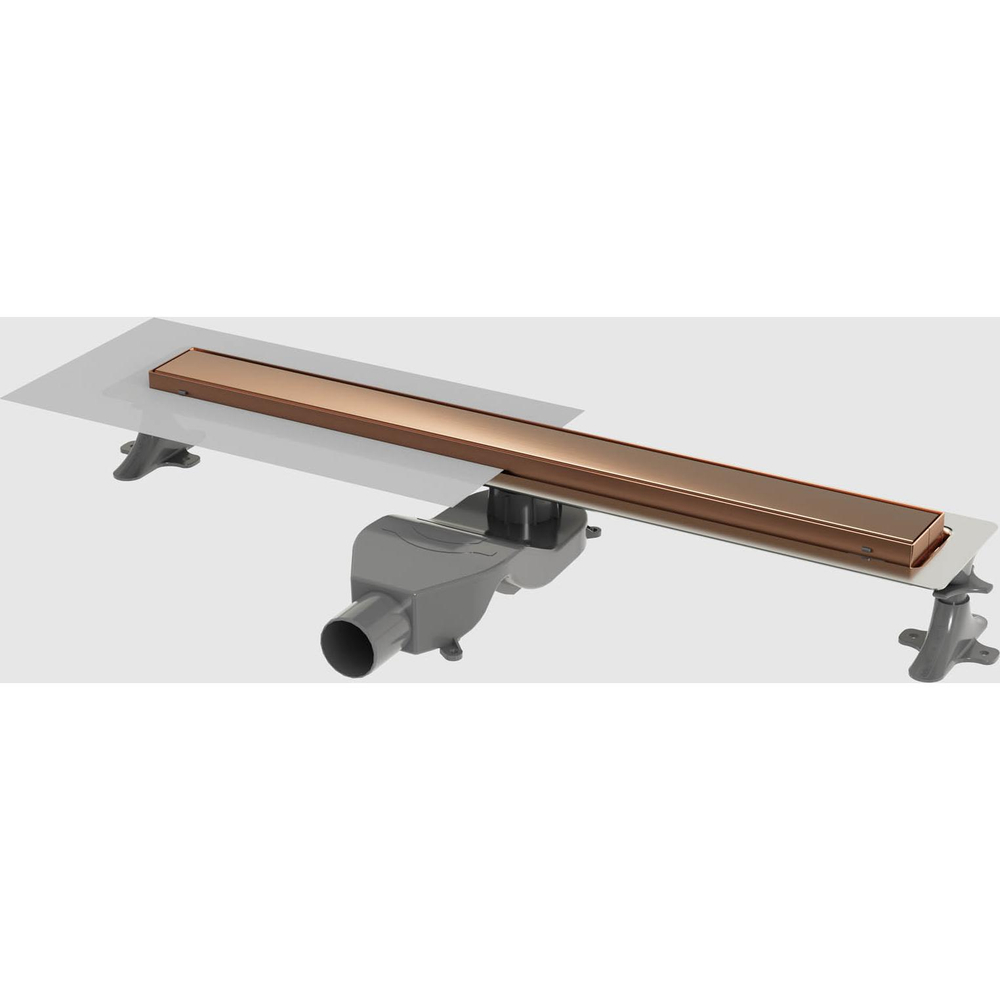 Душевой лоток Boheme Premium Linear 60см 982-60-CB нержавеющая сталь COPPER BRUSHED