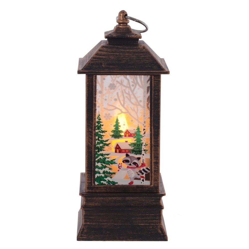 GAEM Изделие декоративное "Фонарь" (подсвет, AAAх3 н/п) L7,5 W7 H18 см, 2в.