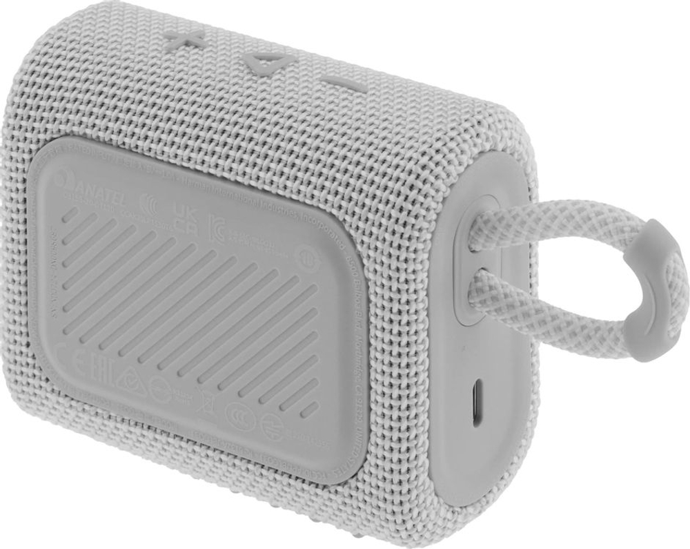Колонка портативная JBL GO 3, 4.2Вт, белый [jblgo3wht]
