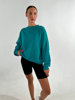 Свитшот женский оверсайз хлопок толстовка с начесом