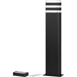 Светильник уличный напольный ЭРА «Астрея» GBF-101-BL-0600 230В Е27 max 30Вт IP54 600х155x110мм черный | Садово-парковые светильники