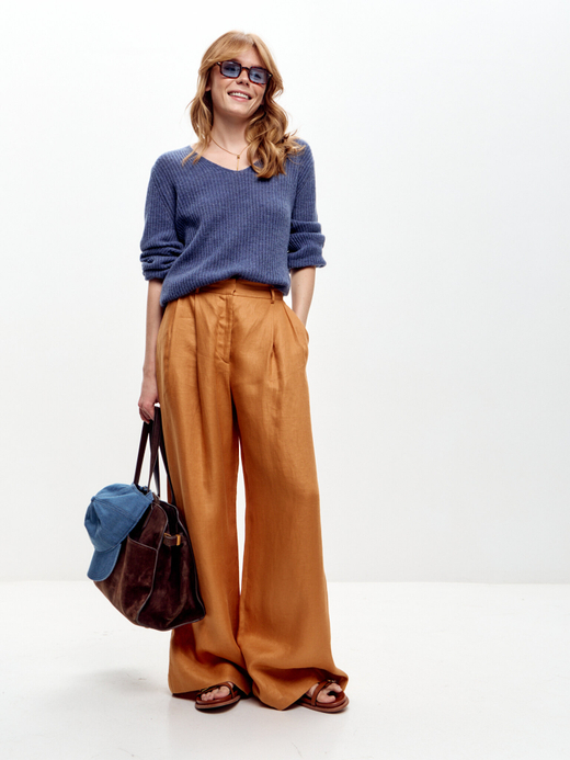 Льняные брюки