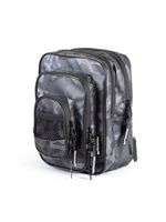 Сумка рыболовная "Yaman" Street Fishing MultiLock Pocket, 16х19х24 см, цв. серый камуфляж