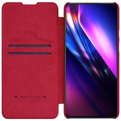 Кожаный чехол-книжка Nillkin Leather Qin для OnePlus 9 China версия