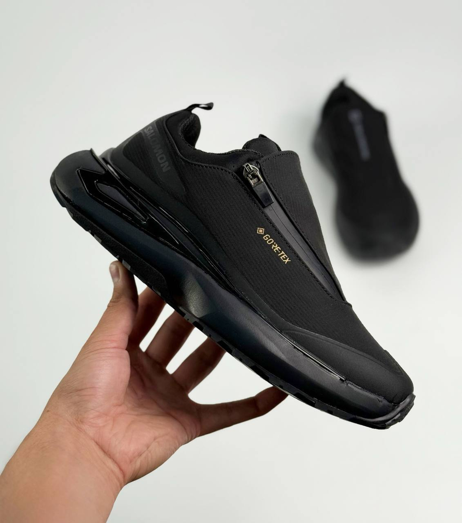 Кроссовки Salomon Gore-Tex ТЕРМО #N541 (черн.)
