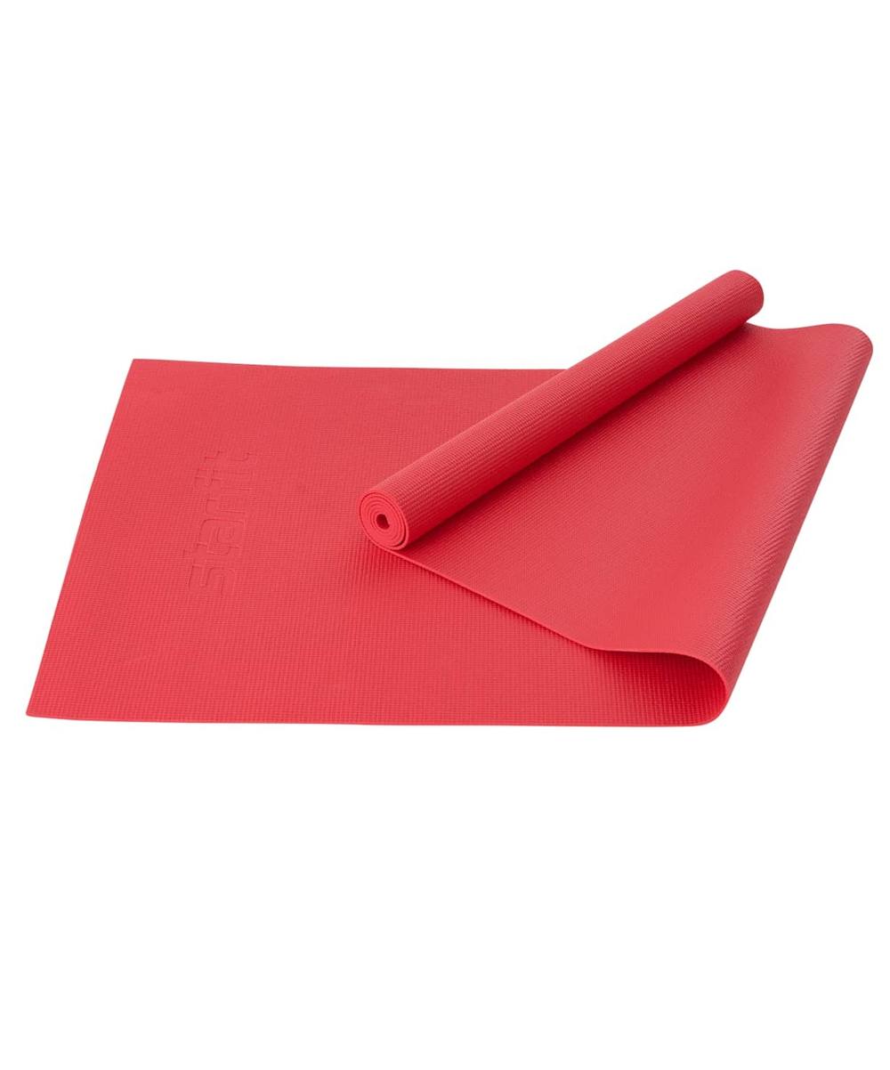 Коврик для йоги STARFIT FM-101 PVC 183x61x0,3 см, красный