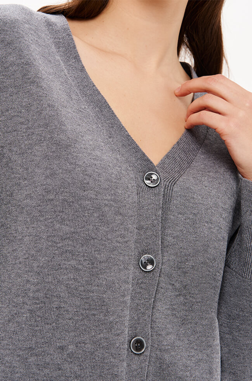 1956 Кардиган женский (серый)