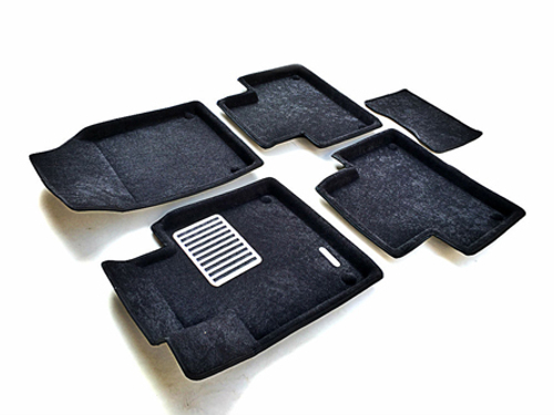 Коврики салона для VOLVO XC 90 (2015-) Euromat 3D Lux черные. Арт. EM3D-005509