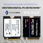 SSD-диск 1 ТБ SSD Western Digital SN740 2230 PCIe 4.0 NVME для Steam Deck, Asus rog Ally, Surface laptop