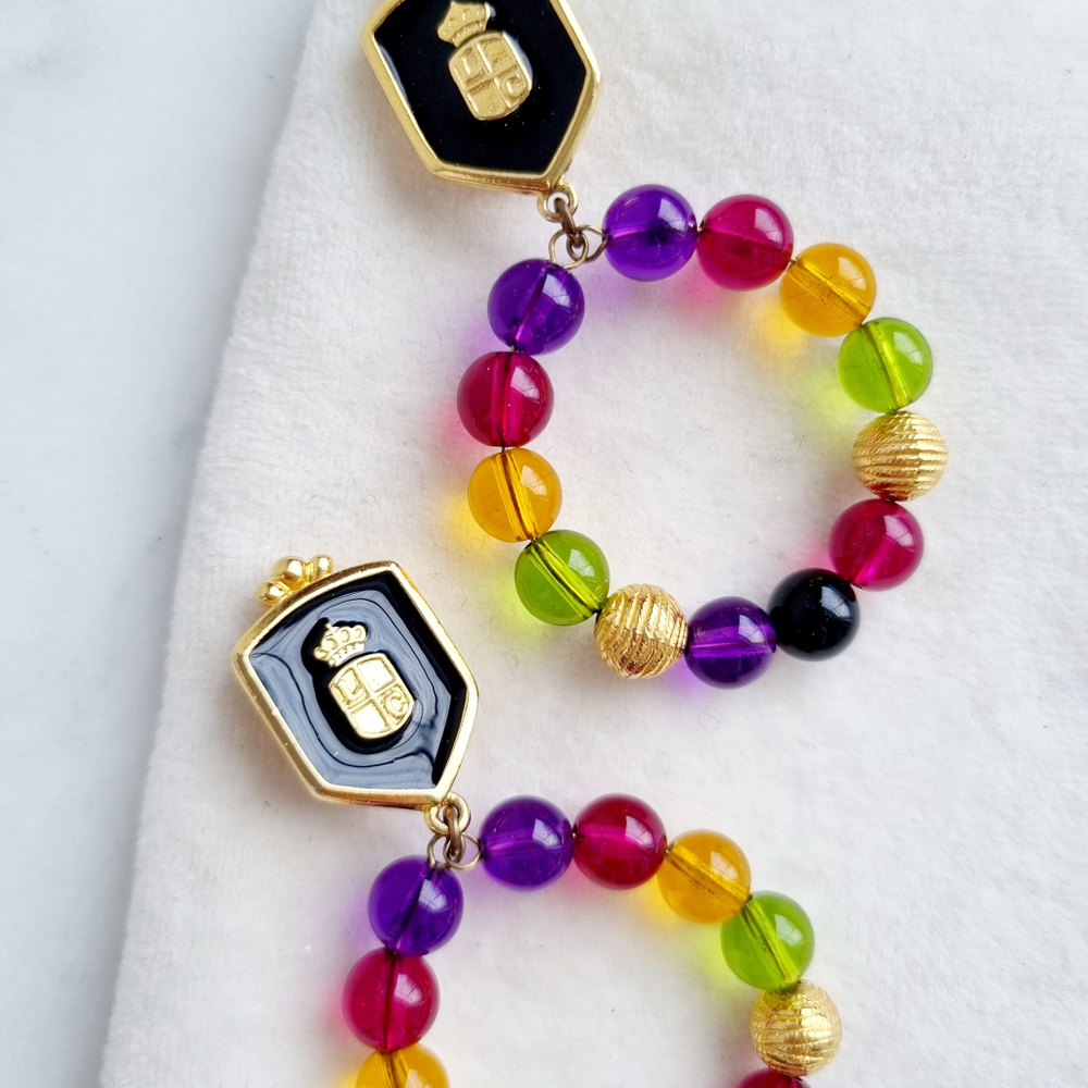 Клипсы Liz Claiborne цветные шарики