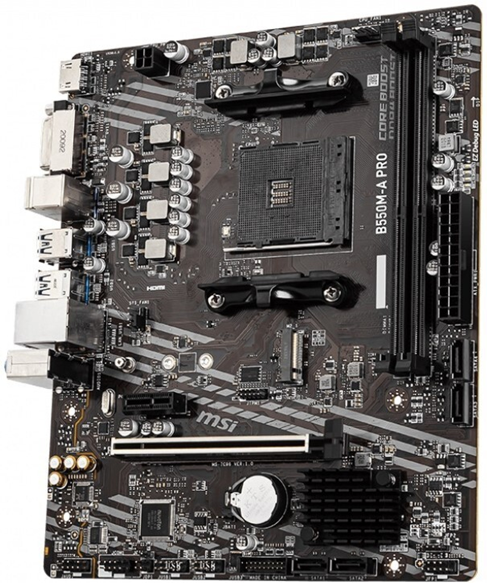 Материнская плата  MSI B550M-A PRO