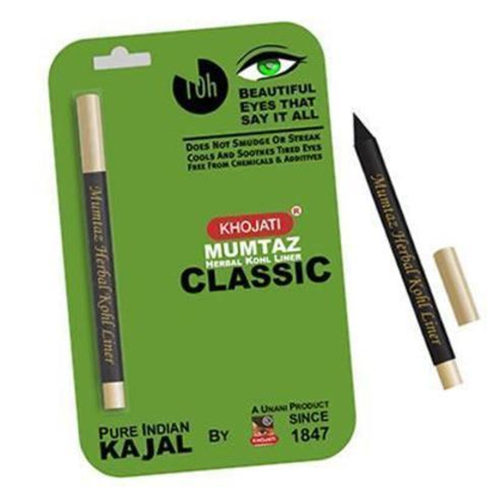 Карандаш для глаз Khojati Mumtaz Herbal Kohl Liner Classic Кохль Сурьма Классический 1 гр.