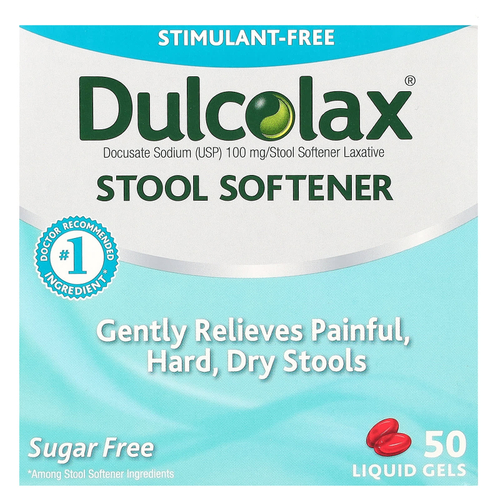 Dulcolax, средство для размягчения стула, 50 капсул в жидкой форме