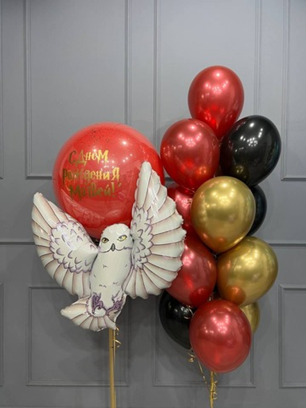 Праздничный набор шаров Сова Гарри