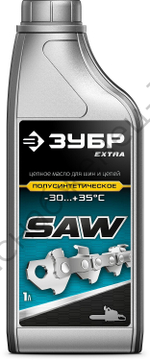 ЗУБР 1 л, цепное полусинтетическое масло для бензо и электропил, EXTRA (70621-1)